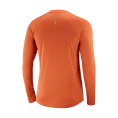 T-SHIRT CROSS RUN ML HOMME ORANGE - SALOMON
