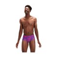 SLIP DE BAIN ECO+ 13,5 CM CLUB TRAINING ALLOVER HOMME ROSE - SPEEDO