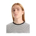 T-SHIRT MERINO LINEN RAYÉ HOMME - ICEBREAKER
