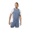 T-SHIRT MANCHES COURTES SENSE AERO HOMME BLEU/BLANC - SALOMON