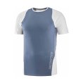 T-SHIRT MANCHES COURTES SENSE AERO HOMME BLEU/BLANC