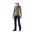 T-SHIRT MANCHES LONGUES ABISKO EN LAINE MÉRINOS FEMME - FJALLRAVEN