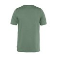 T-SHIRT MANCHES COURTES ABISKO LOGO EN LAINE MÉRINOS HOMME - FJALLRAVEN