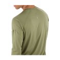 T-SHIRT CROSS RUN MANCHES LONGUES HOMME KAKI - SALOMON