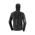 VESTE A CAPUCHE S/LAB ULTRA MIXTE NOIRE - SALOMON