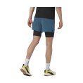 SHORT SENSE AERO 2 EN 1 HOMME BLEU - SALOMON