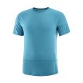 T-SHIRT MANCHES COURTES CROSS RUN HOMME BLEU