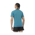T-SHIRT MANCHES COURTES CROSS RUN HOMME BLEU - SALOMON