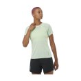 T-SHIRT MANCHES COURTES CROSS RUN FEMME VERT - SALOMON