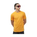 T-SHIRT MANCHES COURTES CROSS RUN HOMME JAUNE - SALOMON