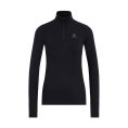 SOUS-COUCHE DEMI-ZIP MERINO 200 NATURAL FEMME