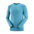 T-SHIRT CROSS RUN MANCHES LONGUES HOMME BLEU CLAIR