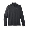 T-SHIRT MANCHES LONGUES DASH 1/2 ZIP 2.0 HOMME - BROOKS