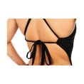 MAILLOT DE BAIN UNE PIÈCE NOIR VAGUES - ZEROD
