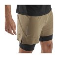 SHORT SENSE AERO 2 EN 1 HOMME MARRON - SALOMON