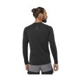 T-SHIRT MANCHES LONGUES CROSS RUN HOMME NOIR - SALOMON