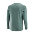 T-SHIRT CROSS RUN MANCHES LONGUES HOMME VERT - SALOMON