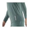 T-SHIRT CROSS RUN MANCHES LONGUES HOMME VERT - SALOMON