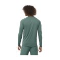T-SHIRT CROSS RUN MANCHES LONGUES HOMME VERT - SALOMON