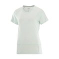 T-SHIRT MANCHES COURTES CROSS RUN FEMME VERT CLAIR