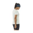 T-SHIRT MANCHES COURTES CROSS RUN FEMME VERT CLAIR - SALOMON