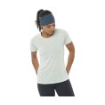 T-SHIRT MANCHES COURTES CROSS RUN FEMME VERT CLAIR - SALOMON
