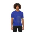 T-SHIRT SENSE AERO GFX HOMME BLEU FONCÉ - SALOMON