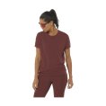 T-SHIRT MANCHES COURTES SENSE AERO FEMME MARRON - SALOMON