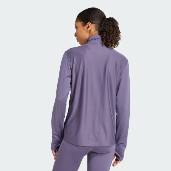 ADIDAS - Polaire demi-zip Pwn the Run femme