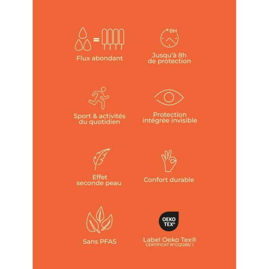 Smoon - Culotte menstruelle absorbante flux abondant Diane