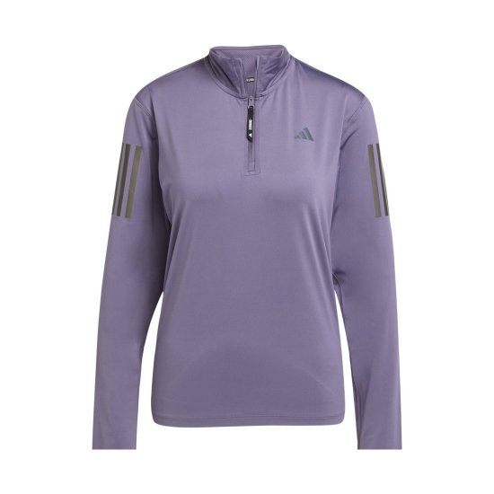 ADIDAS - Polaire demi-zip Pwn the Run femme