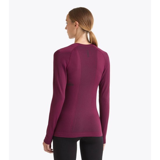 DIADORA - T-shirt a maniche lunghe Stratozero donna