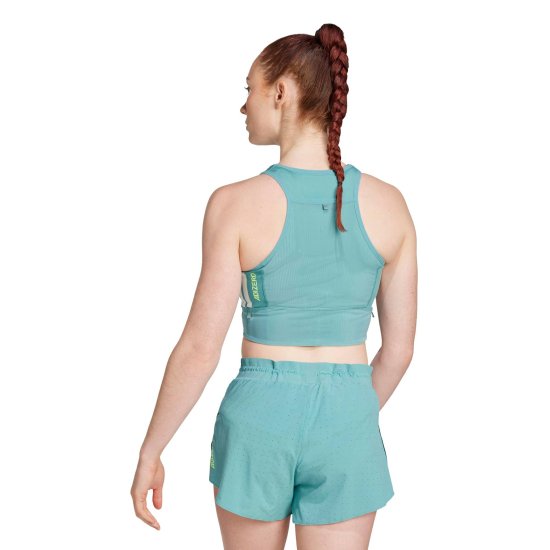 ADIDAS - Canotta Adizero Crop Top donna