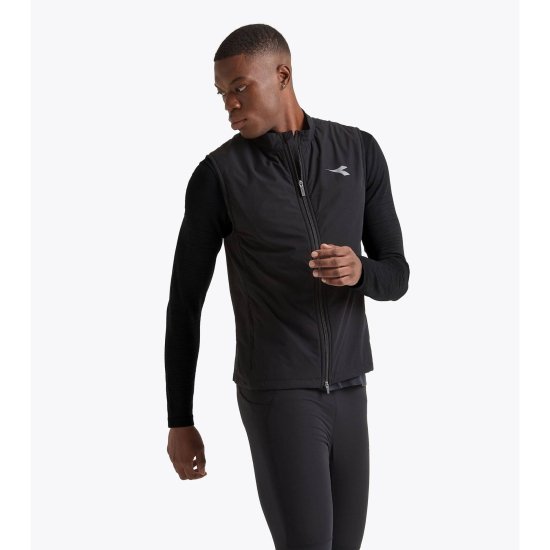 DIADORA - Gilet imbottito senza maniche per protezione invernale uomo