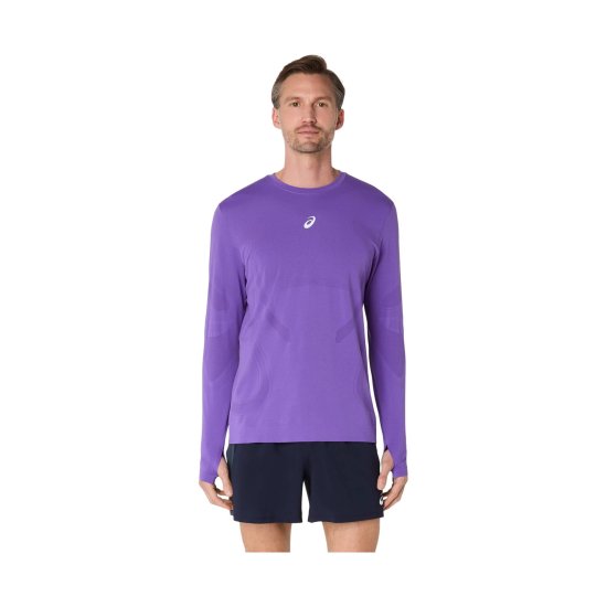 ASICS - T-SHIRT ROAD SENZA CUCITURE MANICHE LUNGHE UOMO