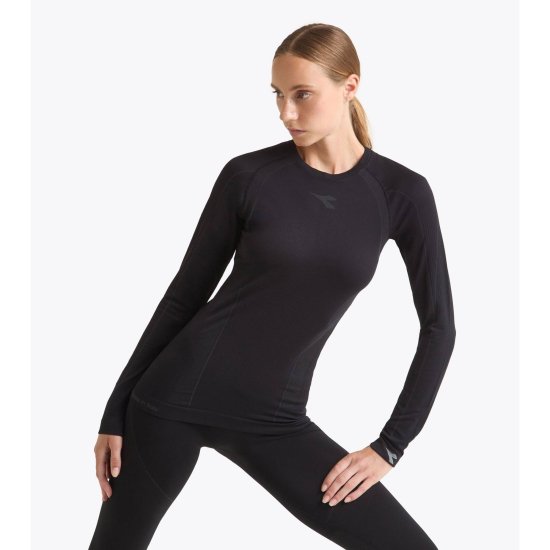 DIADORA - T-shirt a maniche lunghe Stratozero donna