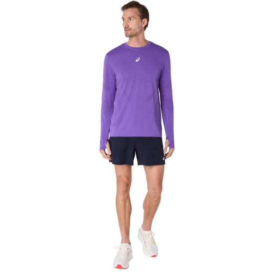 ASICS - T-SHIRT ROAD SENZA CUCITURE MANICHE LUNGHE UOMO