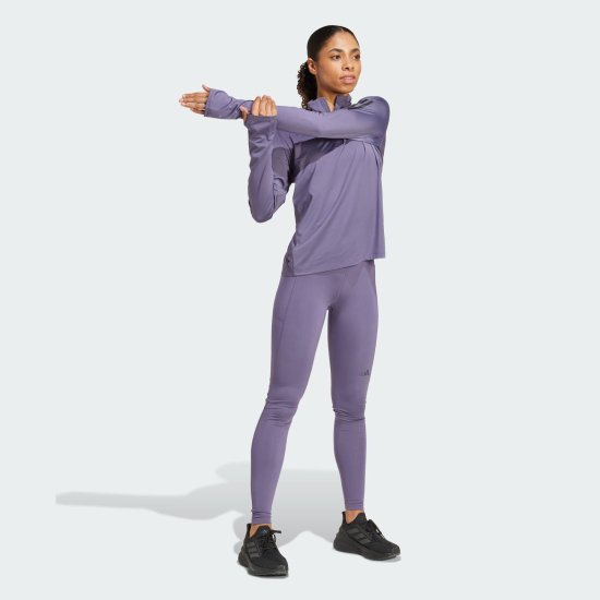 ADIDAS - Polaire demi-zip Pwn the Run femme