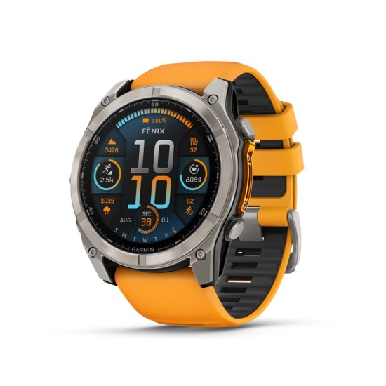 GARMIN - Fenix 8 Amoled Sapphire Titane