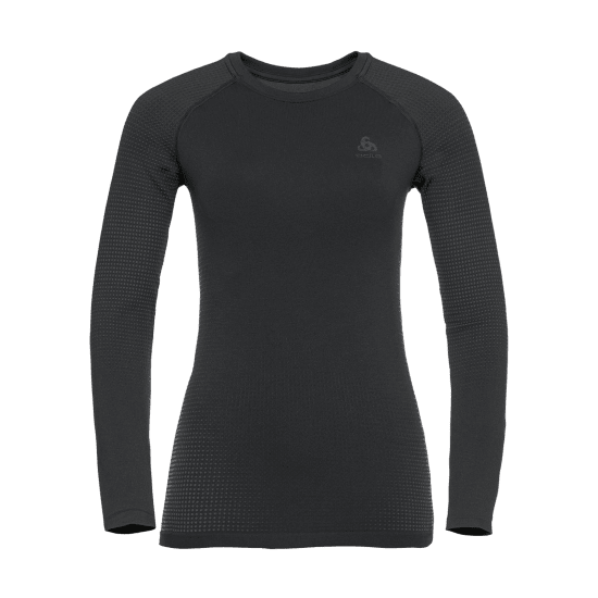 ODLO - MAGLIA TERMICA PERFORMANCE GIROCOLLO NERA DONNA
