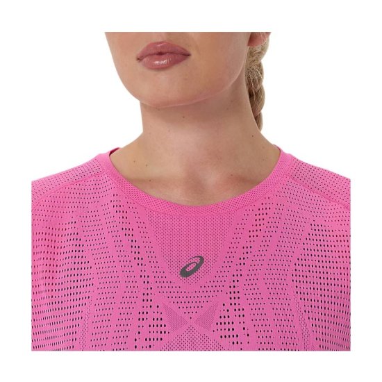 ASICS - T-SHIRT MANCHES COURTES METARUN FEMME ROSE