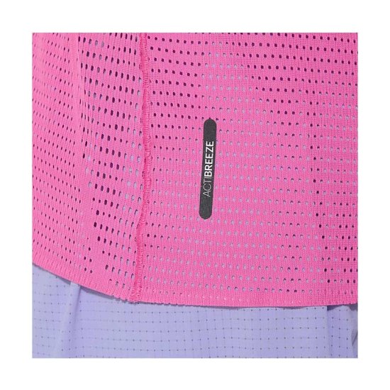 ASICS - T-SHIRT MANCHES COURTES METARUN FEMME ROSE