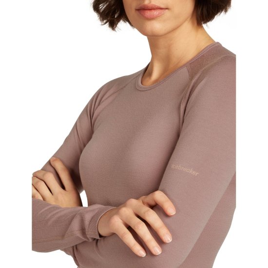 ICEBREAKER - SOUS-COUCHE MÉRINO 260 ZONEKNIT COL ROND FEMME