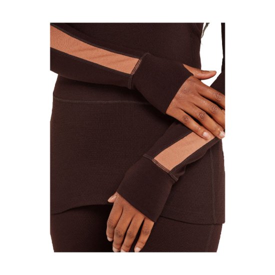 ICEBREAKER - SOTTOSTRATO ZONEKNIT MERINO 260 MEZZA ZIP DONNA