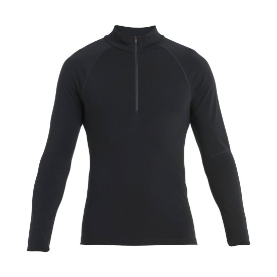 ICEBREAKER - SOUS-COUCHE MÉRINOFINE POLAR 300 DEMI-ZIP HOMME