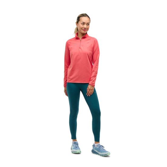 HOKA - HAUT MANCHES LONGUES DEMI-ZIP GLIDETECH femme