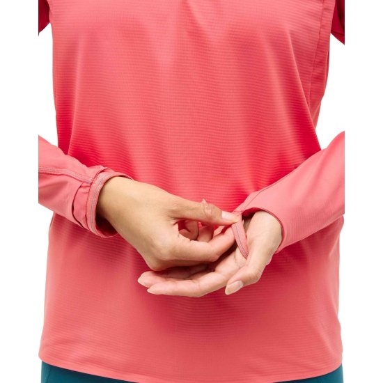 HOKA - HAUT MANCHES LONGUES DEMI-ZIP GLIDETECH femme