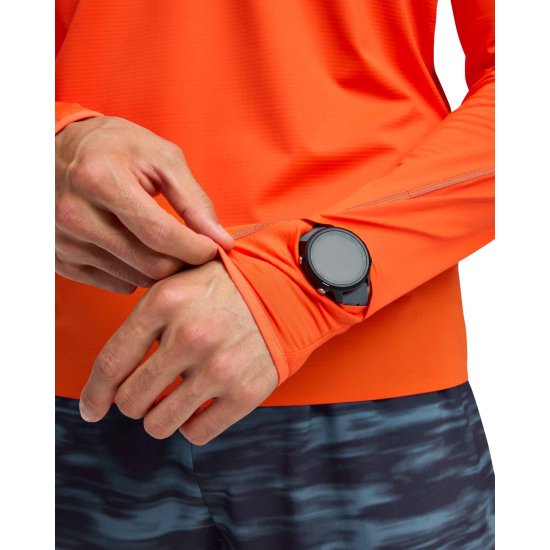 HOKA - HAUT MANCHES LONGUES DEMI-ZIP GLIDETECH HOMME