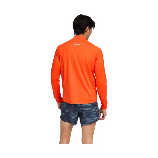 HOKA - HAUT MANCHES LONGUES DEMI-ZIP GLIDETECH HOMME