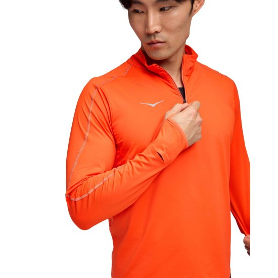 HOKA - HAUT MANCHES LONGUES DEMI-ZIP GLIDETECH HOMME